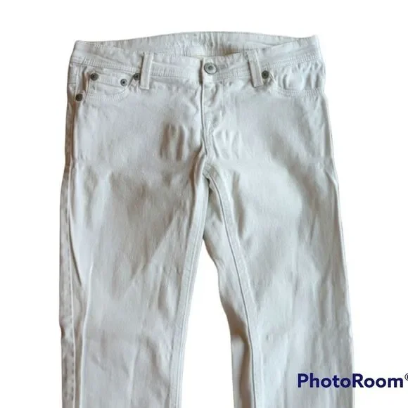 Women's White Jeans Size Medium, Wet Seal, Women's Denim, White Jeans, Summer - Picture 5 of 5